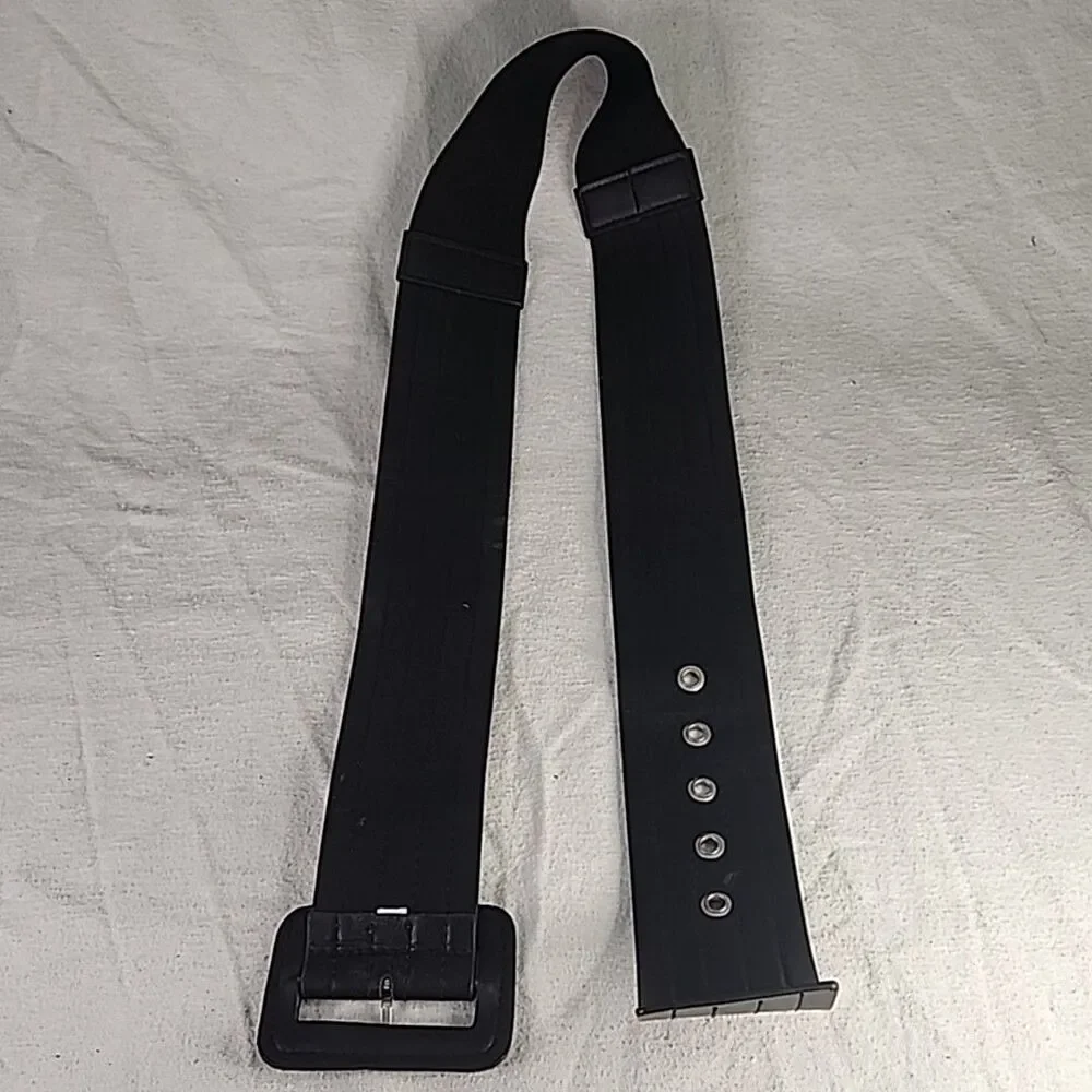 Belt Target A New Day Women's Stretchy Black Faux Leather Grommeted 2.5